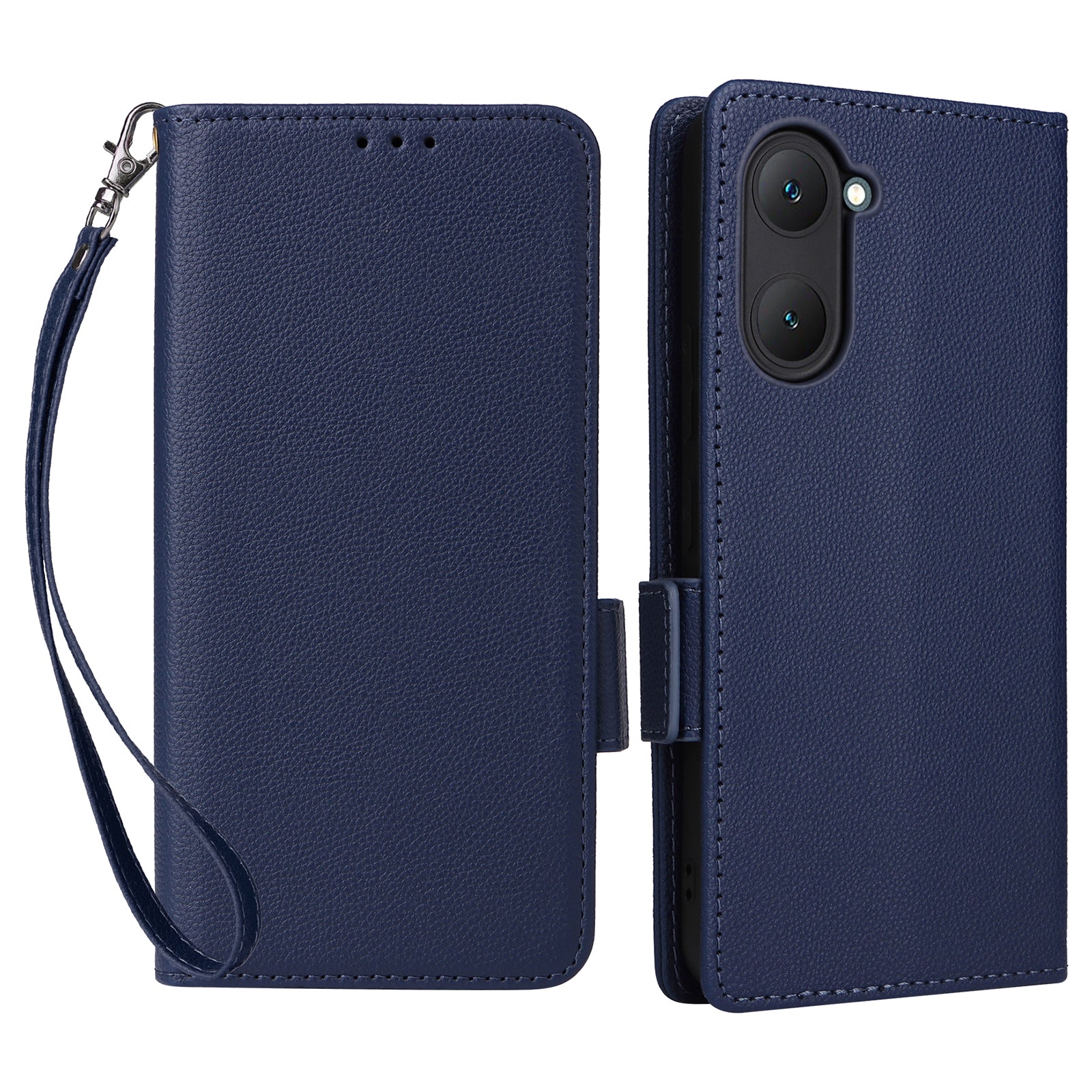 For vivo Y03 Case PU Leather Wallet Wrist Strap Magnetic Closure Phone Cover For vivo Y03 Case PU Leather Wallet Wrist Strap Magnetic Closure Phone Cover